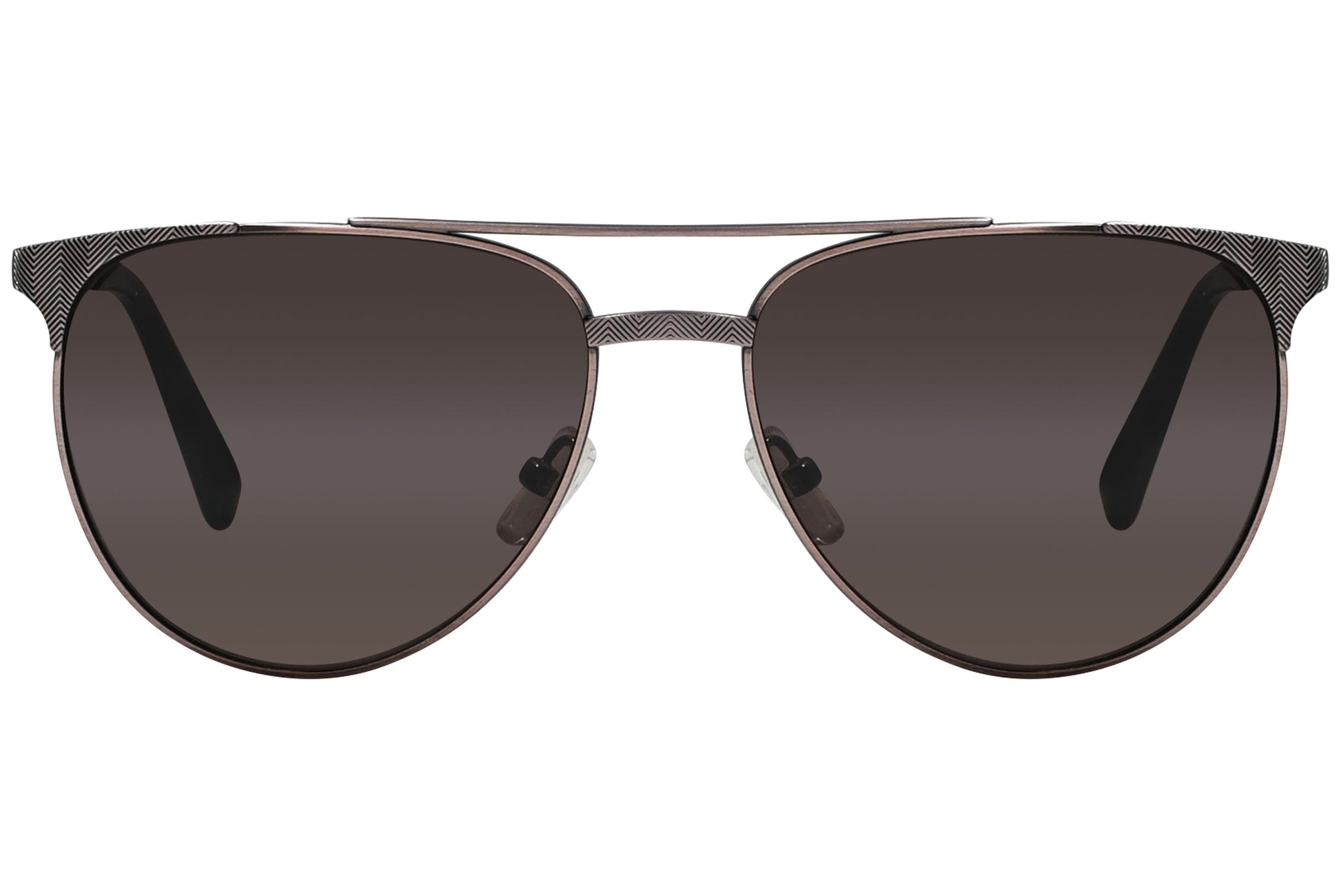 Ermenegildo Zegna Aviator Bronze Sunglasses Model: EZ0040-34J Front View