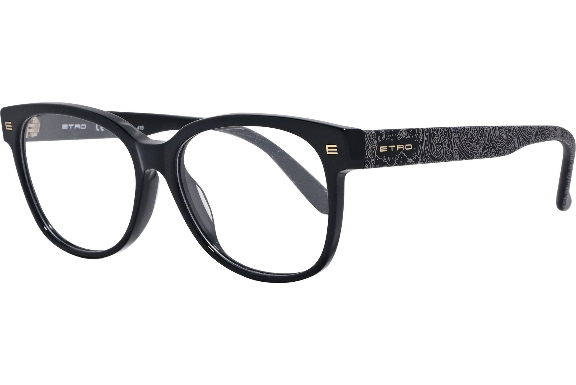 Etro Rectangle Black Eyeglasses Frame Model: ET2612-001