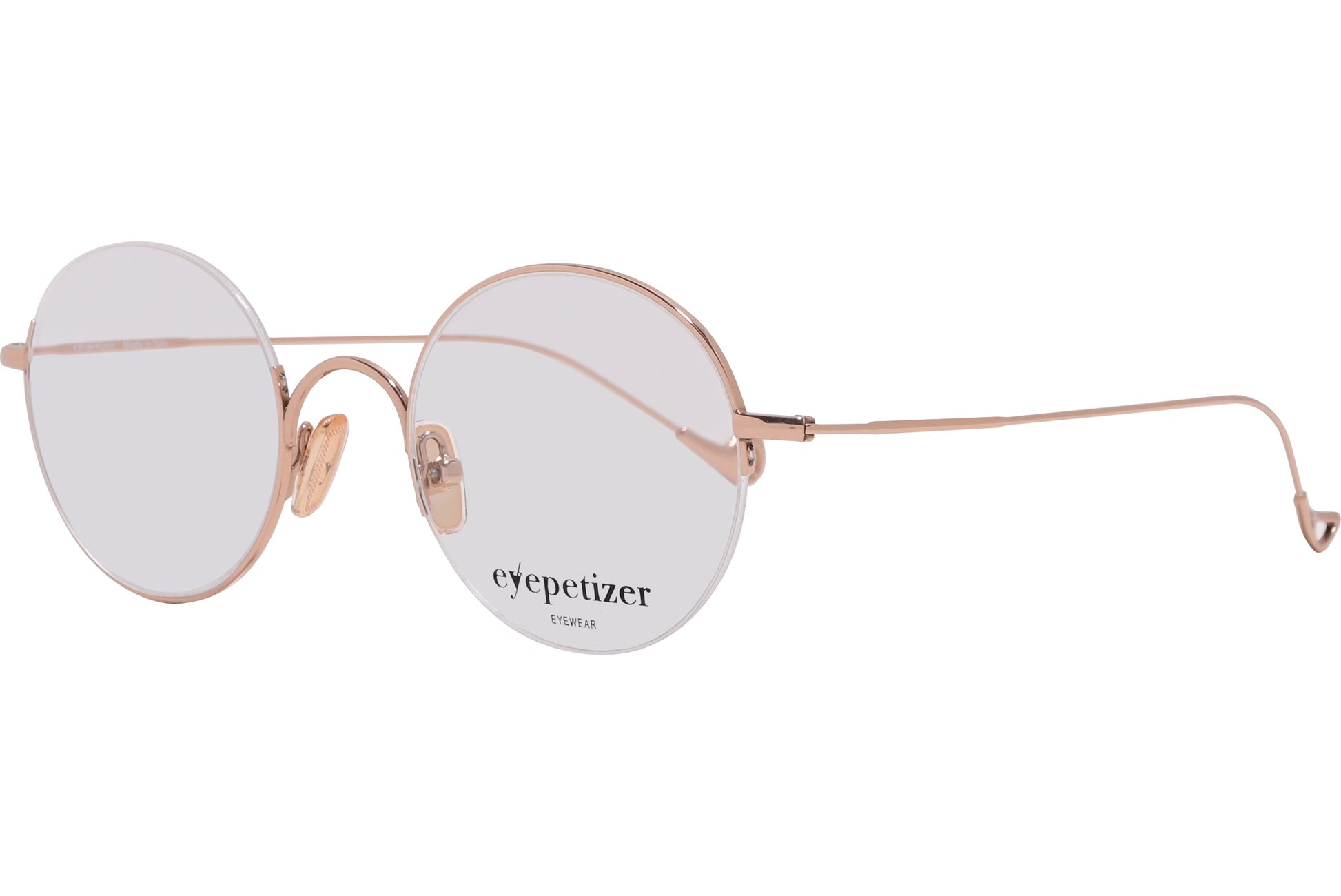 Eyepetizer round rose gold eyeglasses