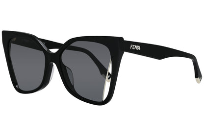 Fendi Cat-eye Black Sunglasses Model: FE40010U-01A Side View