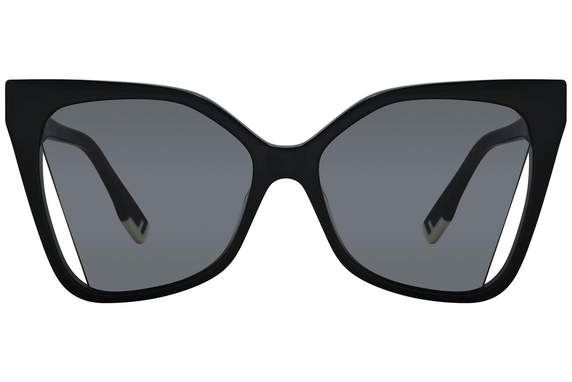 Fendi Cat-eye Black Sunglasses Model: FE40010U-01A Front View