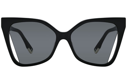 Fendi Cat-eye Black Sunglasses Model: FE40010U-01A Front View