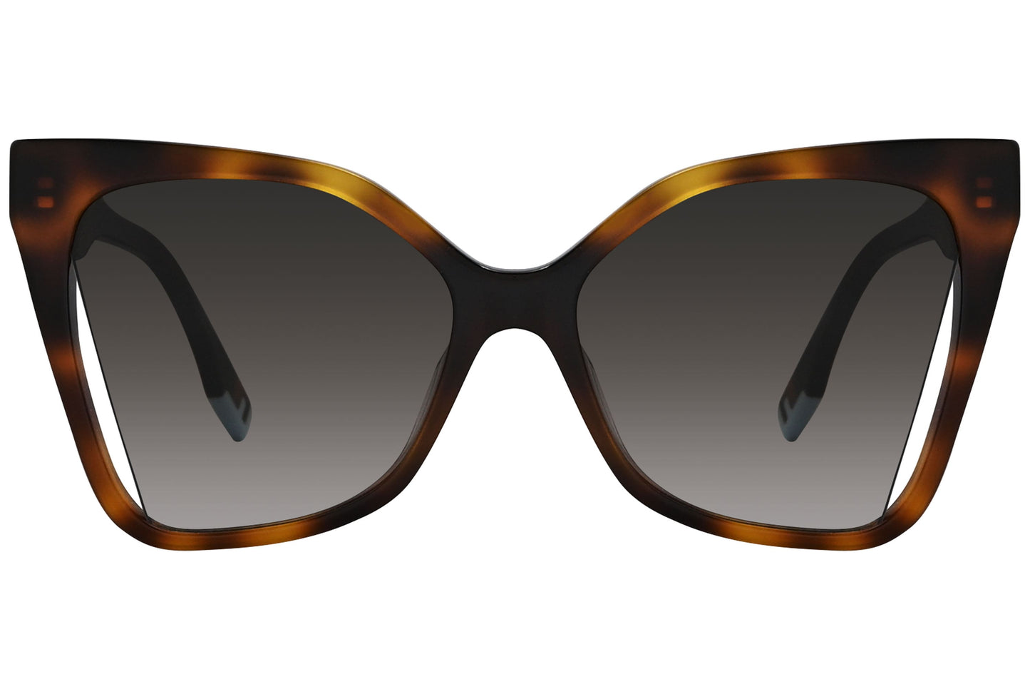 Fendi Cat-eye Tortoise Sunglasses Model: FE40010U-53F Front View