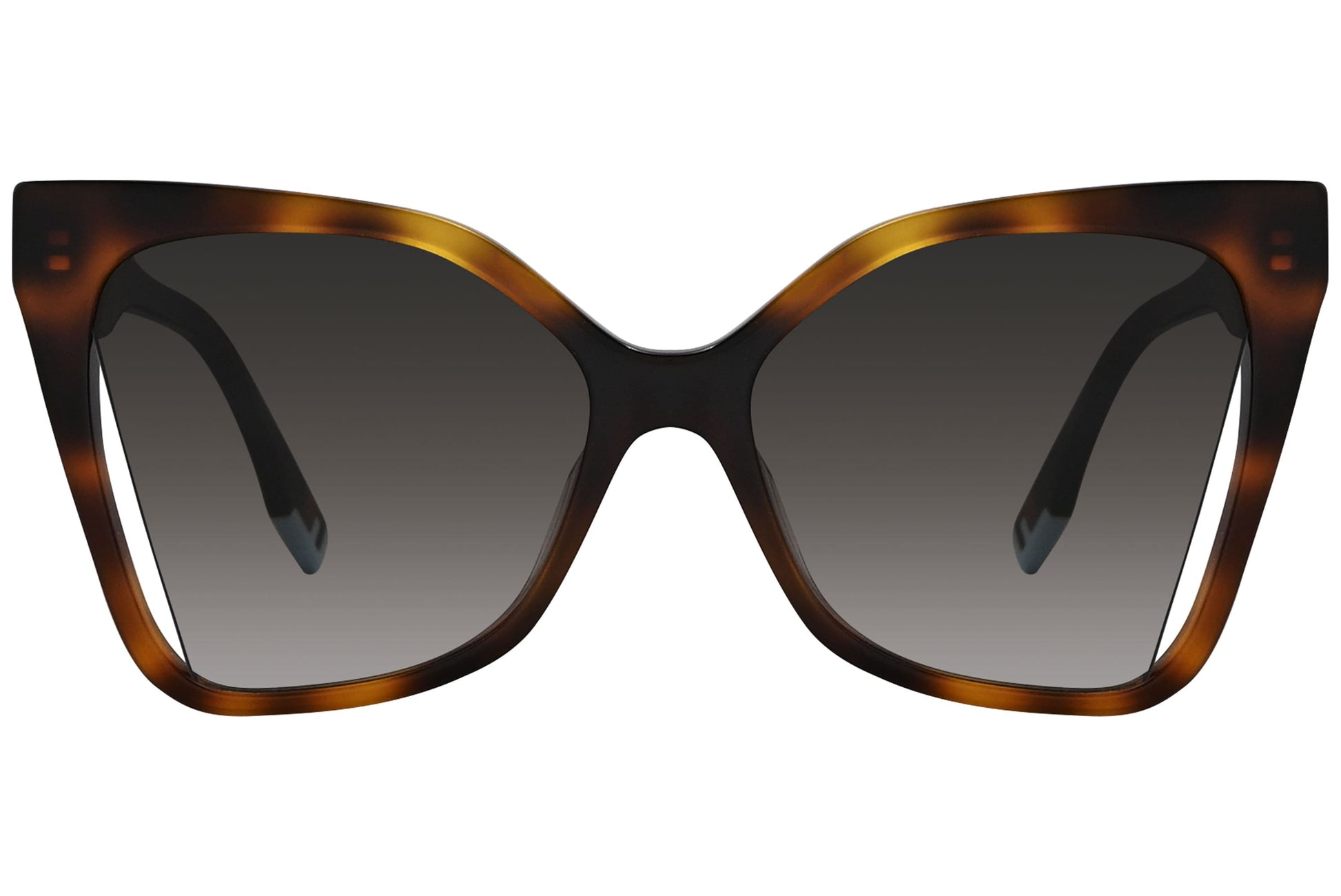 Fendi Cat-eye Tortoise Sunglasses Model: FE40010U-53F Front View