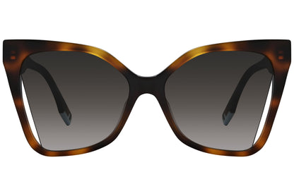 Fendi Cat-eye Tortoise Sunglasses Model: FE40010U-53F Front View