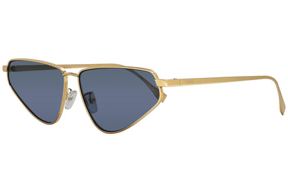 Fendi Geometric Gold Sunglasses Model: FE40068U-30V Side View