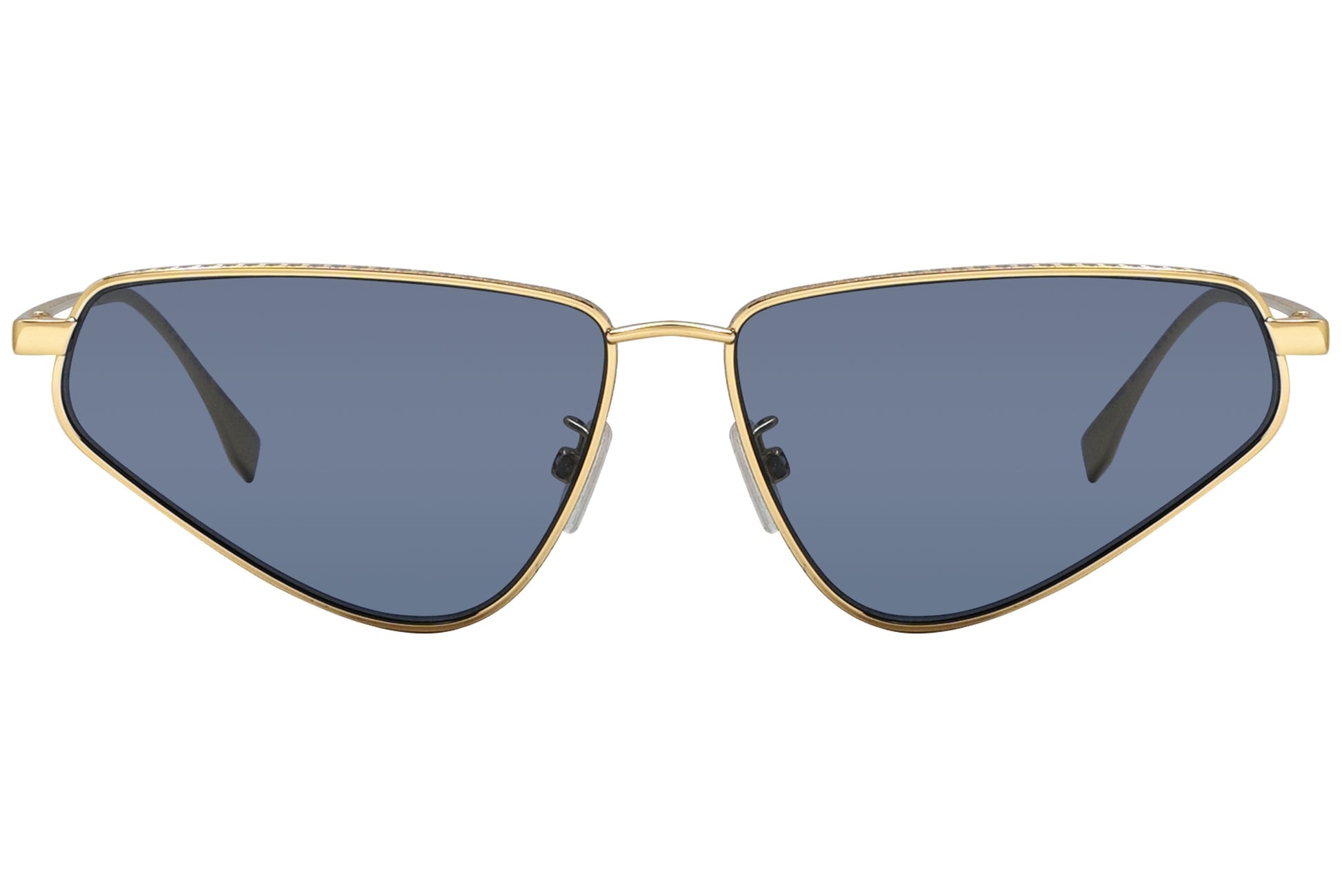 Fendi Geometric Gold Sunglasses Model: FE40068U-30V Front View