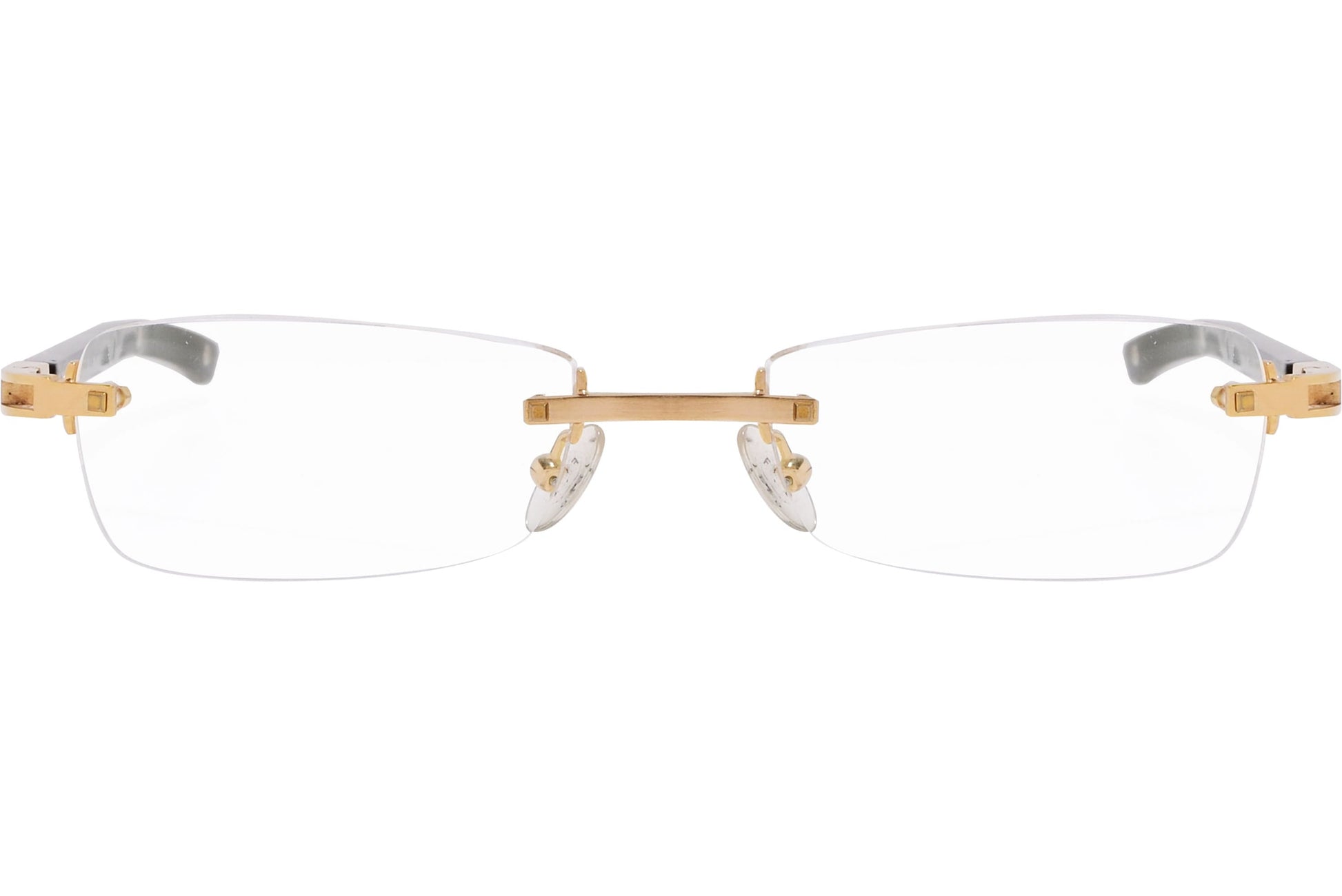 Fred Geometric Gold Eyeglasses Frame Model: MOVECORN006-F5