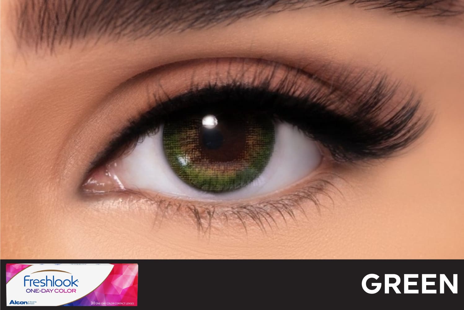 Freshlook One-Day Color Green 30 Lenses