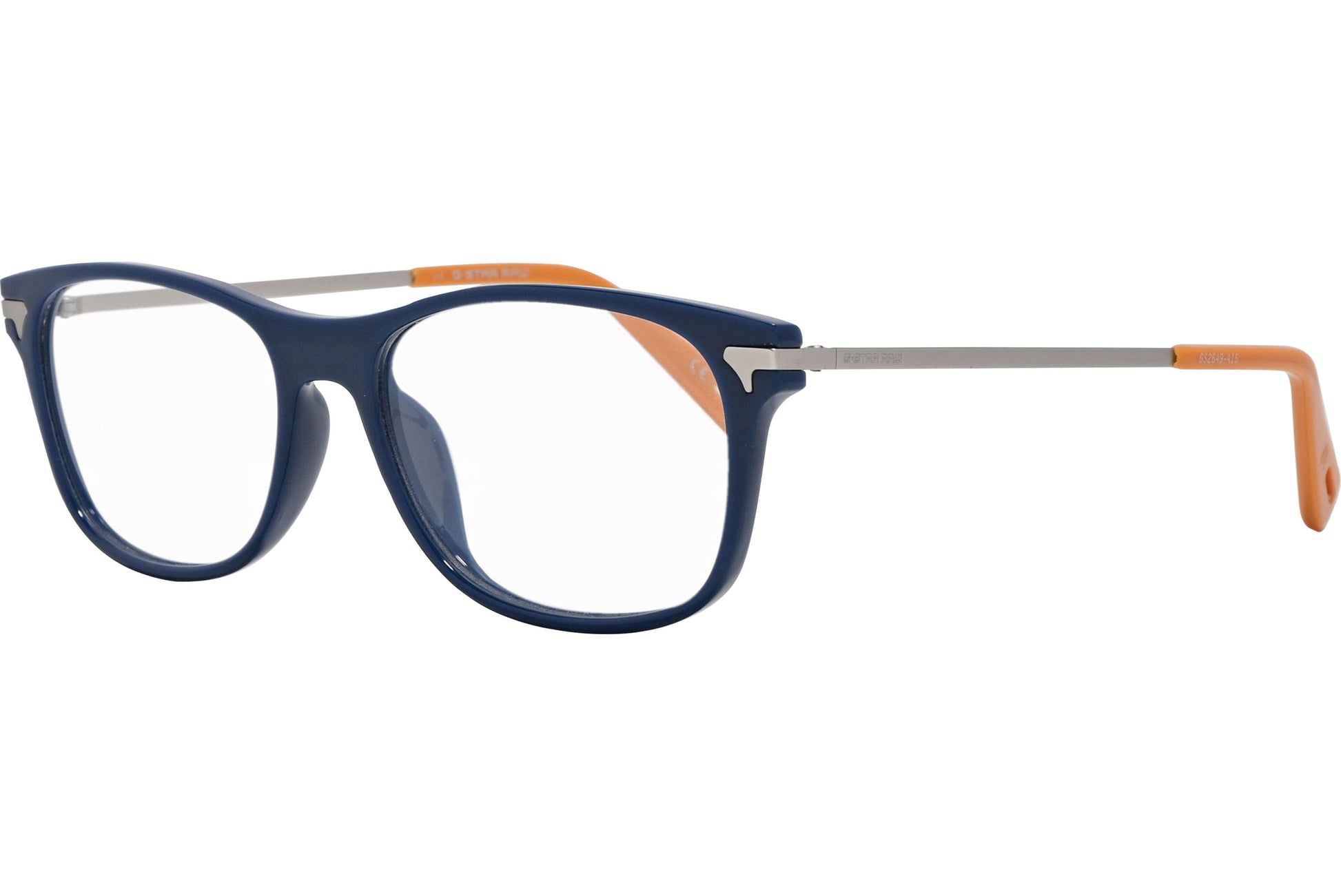 G-Star Raw Wayfarer Blue Eyeglasses Frame Model: COMBO-HUXLEY-NAVY