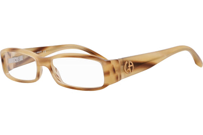 Giorgio Armani Rectangle Brown Eyeglasses Frame Model: GA360-GSF