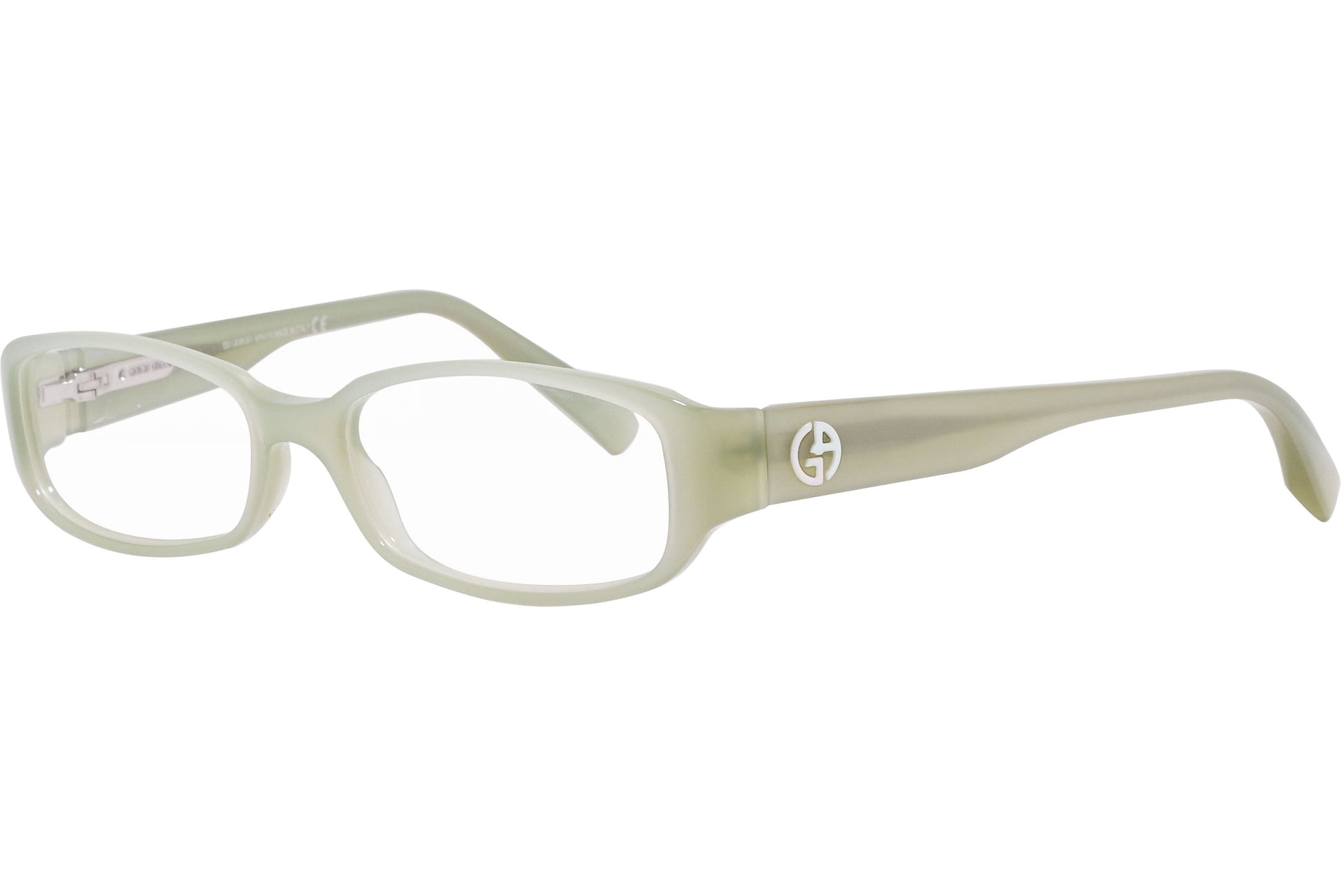 Giorgio Armani Rectangle White Eyeglasses Frame Model: GA38-BXK