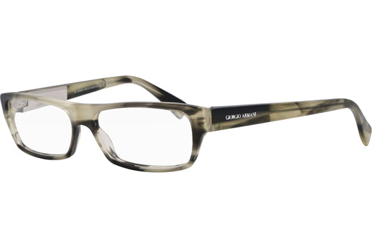 Giorgio Armani Rectangle Black Eyeglasses Frame Model: GA537-EGI