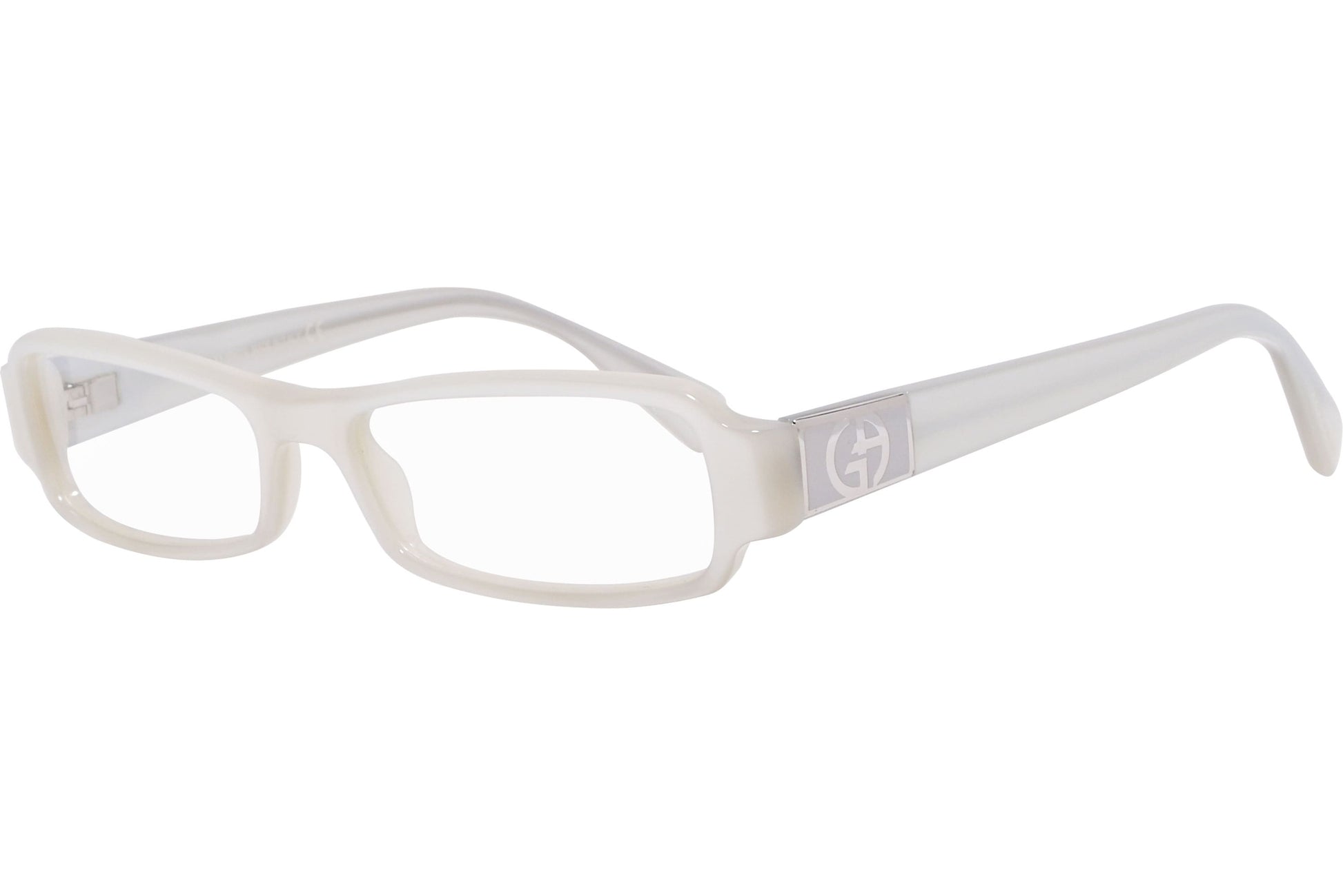 Giorgio Armani Rectangle White Eyeglasses Frame Model: GA546-AKQ