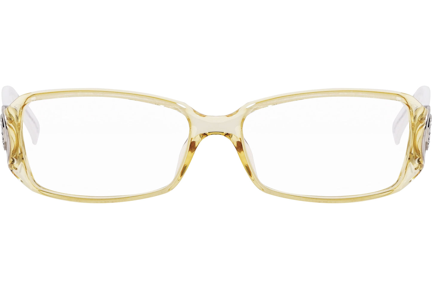 Giorgio Armani Rectangle Yellow Eyeglasses Frame Model: GA678-HIX