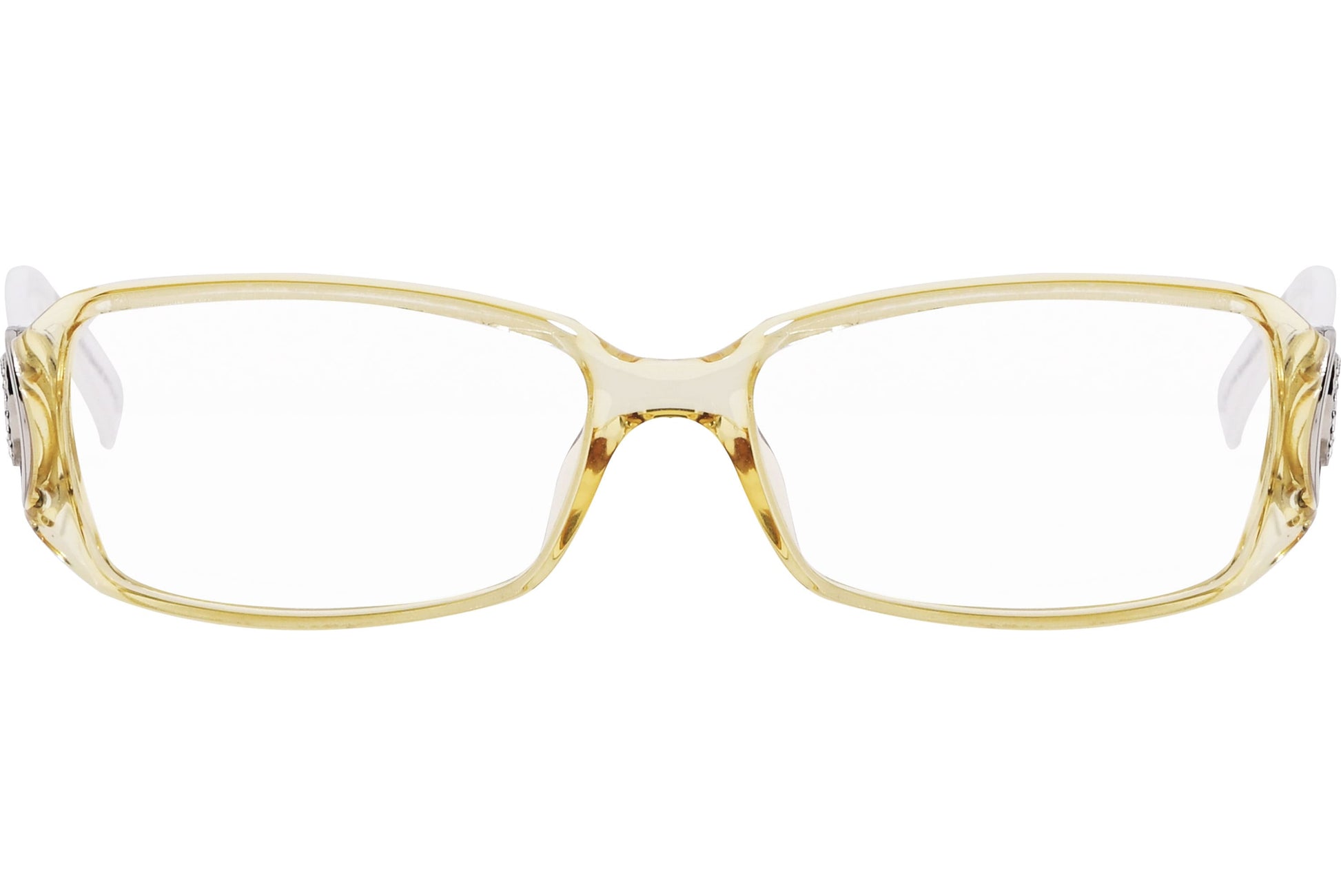 Giorgio Armani Rectangle Yellow Eyeglasses Frame Model: GA678-HIX