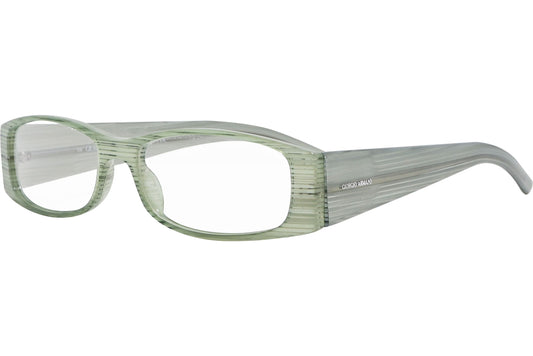 Giorgio Armani Rectangle Green Eyeglasses Frame Model: GA98-KQ1