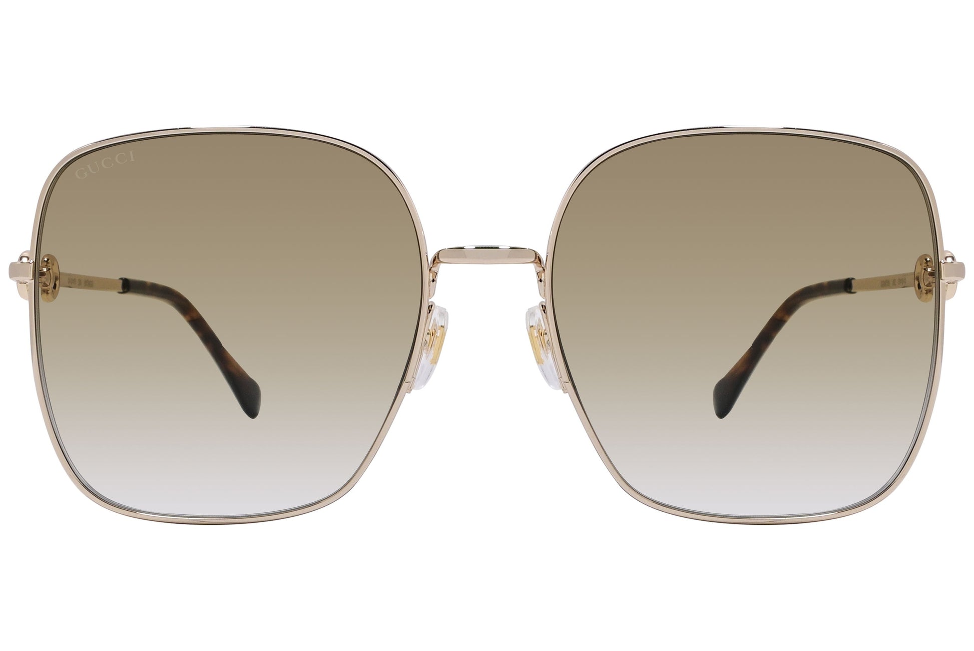 Gucci Geometric Silver Sunglasses Model: GG0879/S-2 Front View