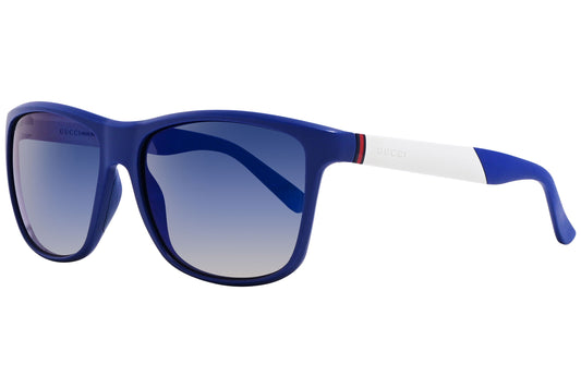Gucci Wayfare Blue Sunglasses Model: GG1047/S-CVMDK Side View