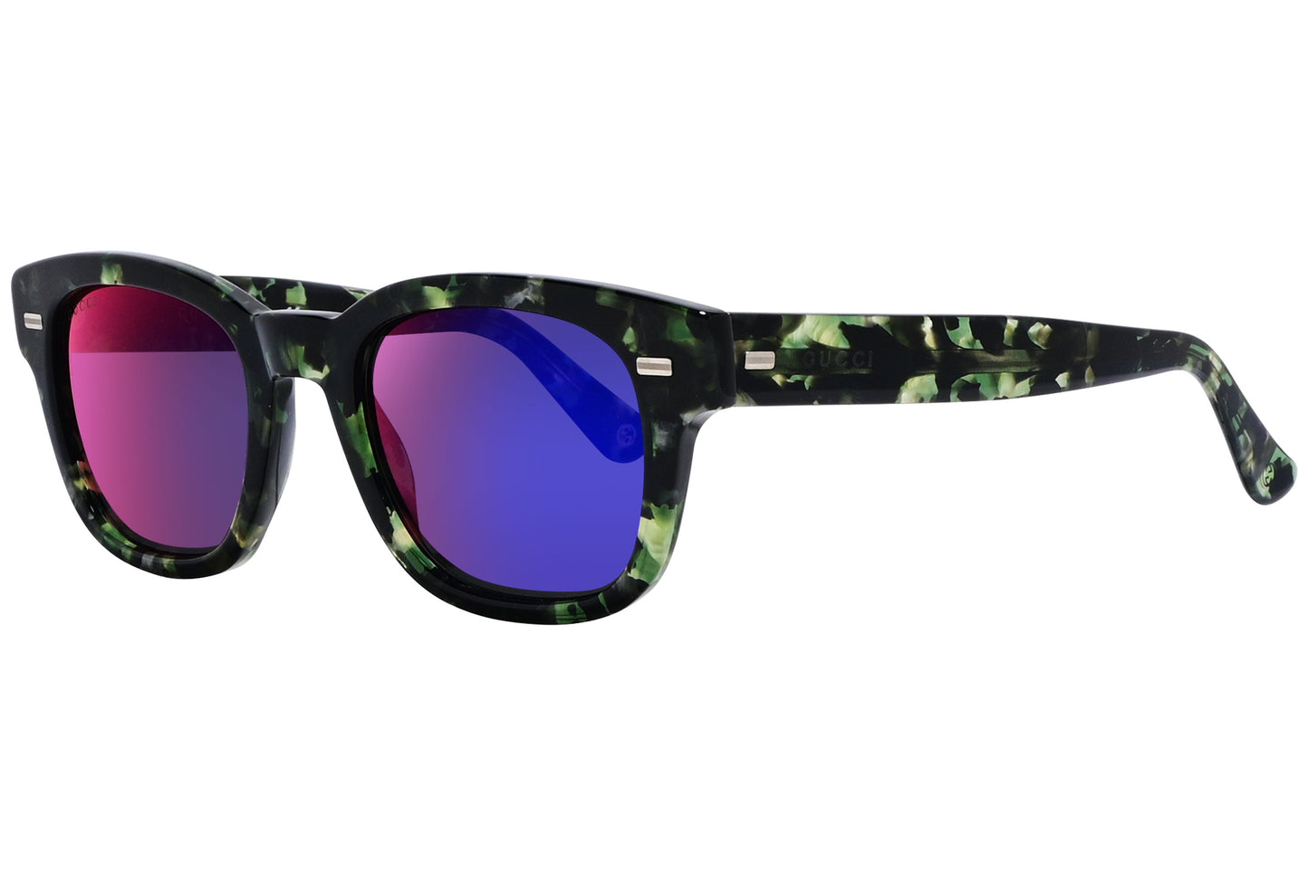 Gucci Wayfare Blue with Tortoise Sunglasses Model: GG1079/S-HPEMI Side View