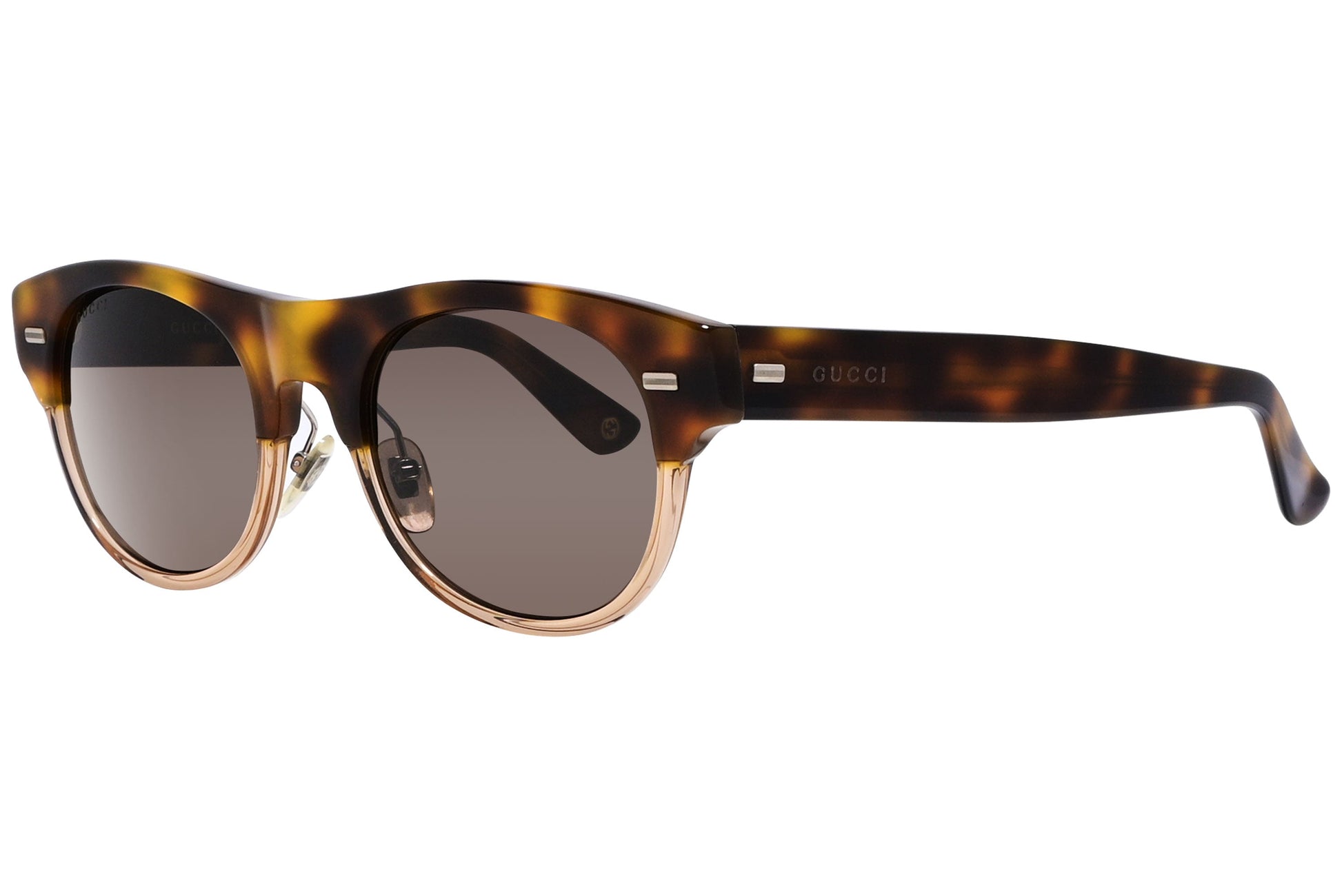 Gucci Round Brown with Tortoise Sunglasses Model: GG1088/S-Y5GEJ Side View