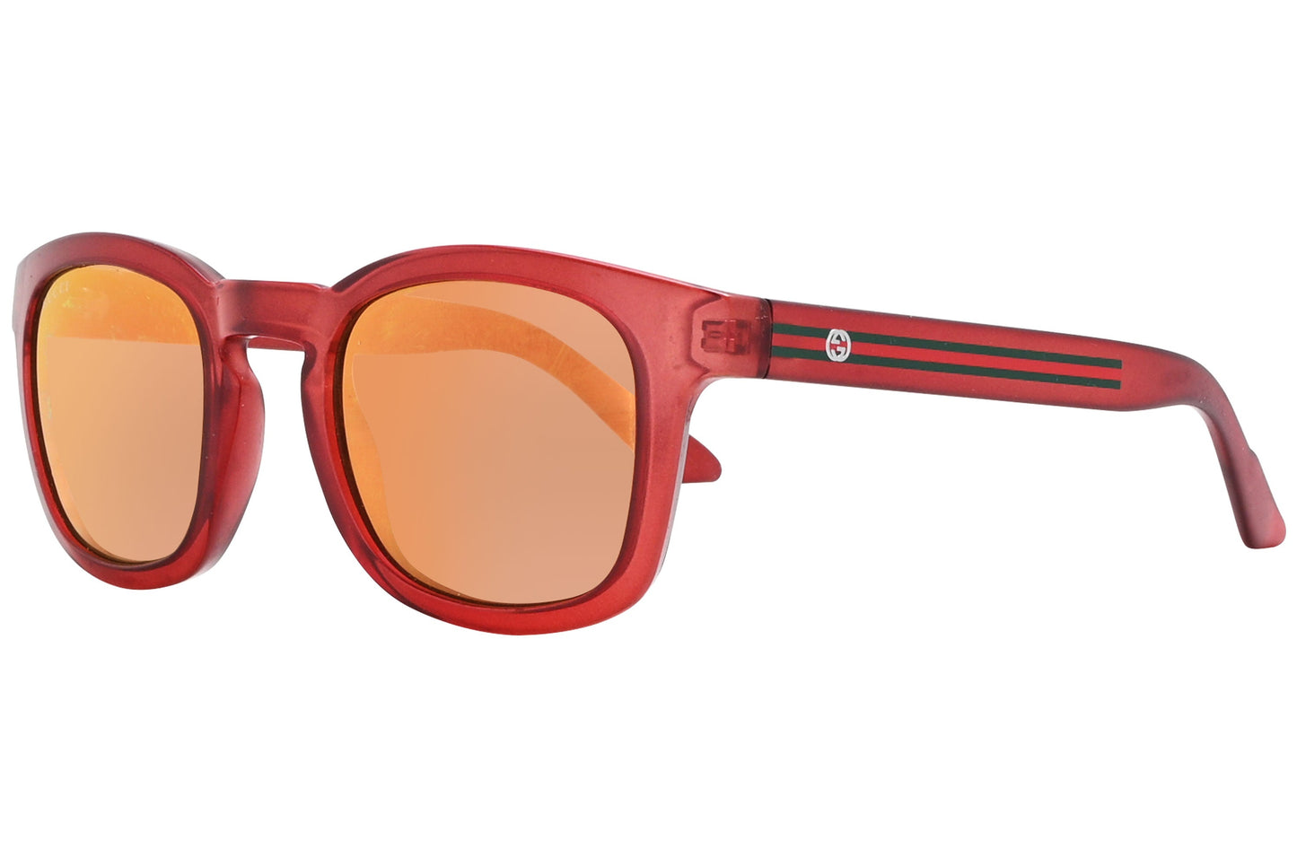 Gucci Oval Red Sunglasses Model: GG1113/S-M7DXT Side View