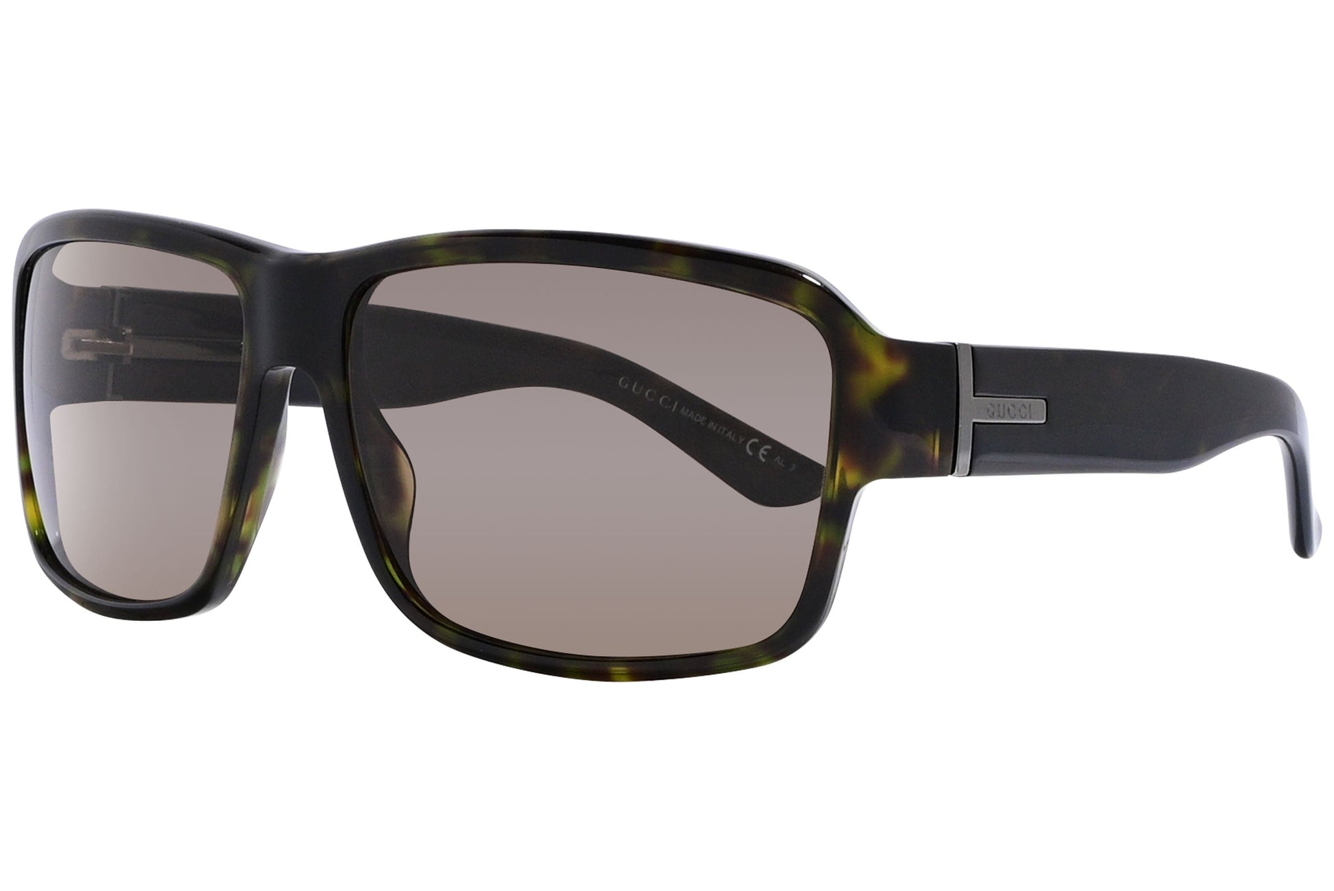 Gucci Square Tortoise with Black Sunglasses Model: GG1620/S-086X7 Side View