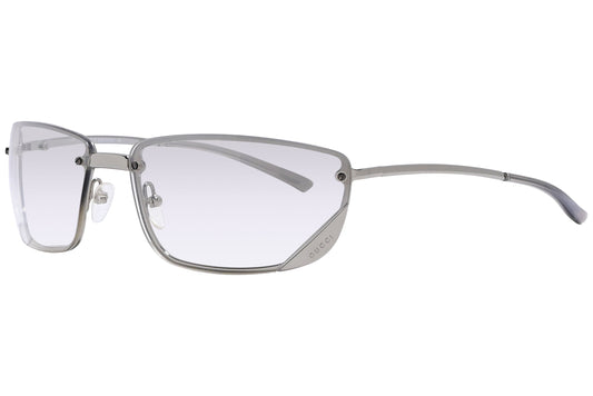 Gucci Rectangle Silver Sunglasses Model: GG1691/S-6LBNN Side View