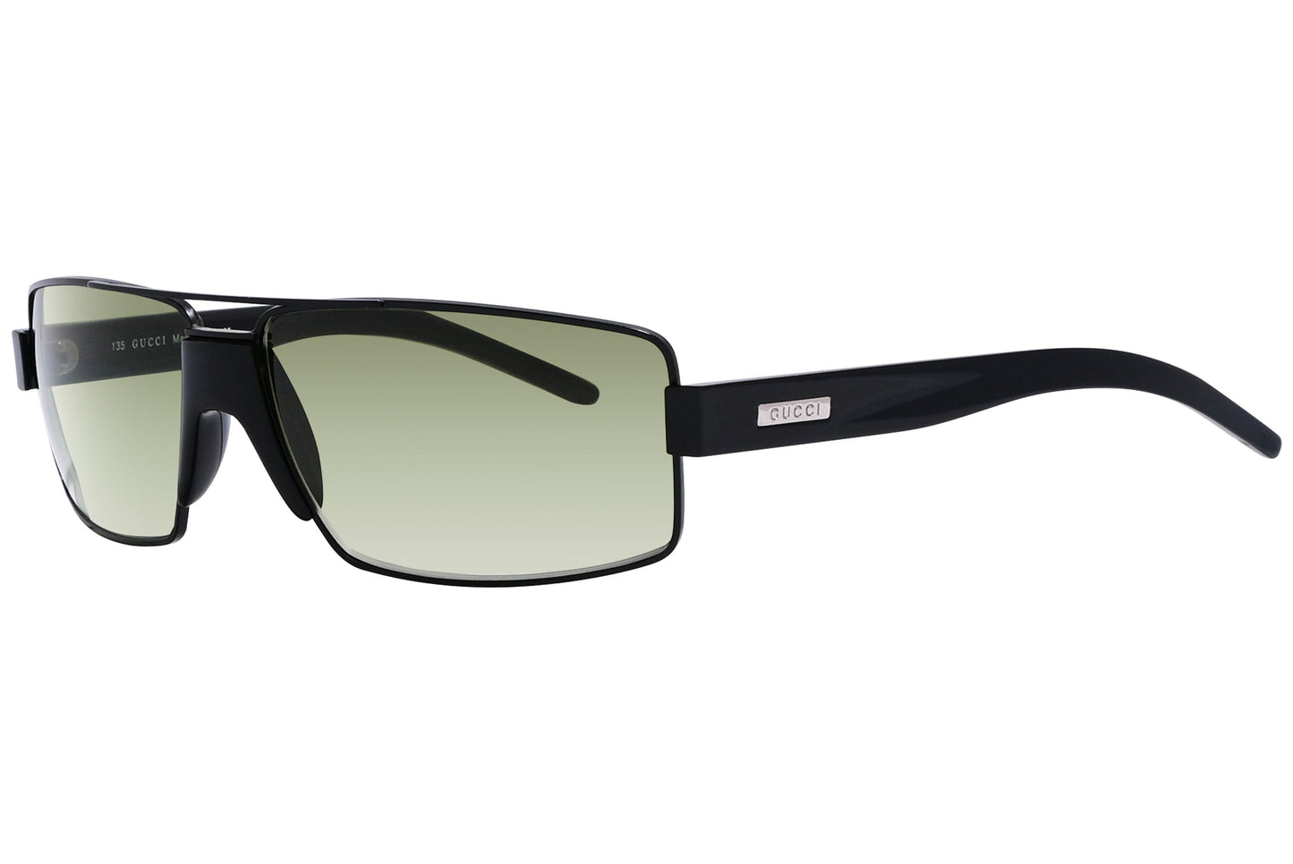 Gucci Rectangle Black Sunglasses Model: GG1731/S-6P0TF Side View