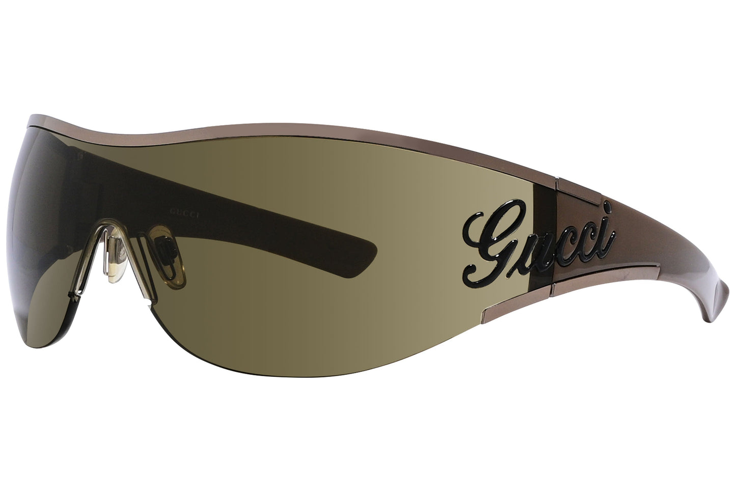 Gucci Wrap Around Brown Sunglasses Model: GG1888/S-26007 Side View