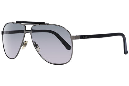 Gucci Aviator Black Sunglasses Model: GG2215/S-LKTEU Side View