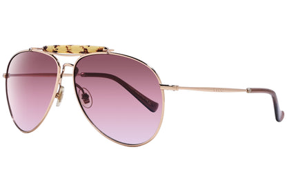 Gucci Aviator Pink with Tortoise Sunglasses Model: GG2235/S-J5GOH Side View