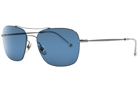 Gucci Oval Grey with Silver Sunglasses Model: GG2262/S-KJ18F Side View