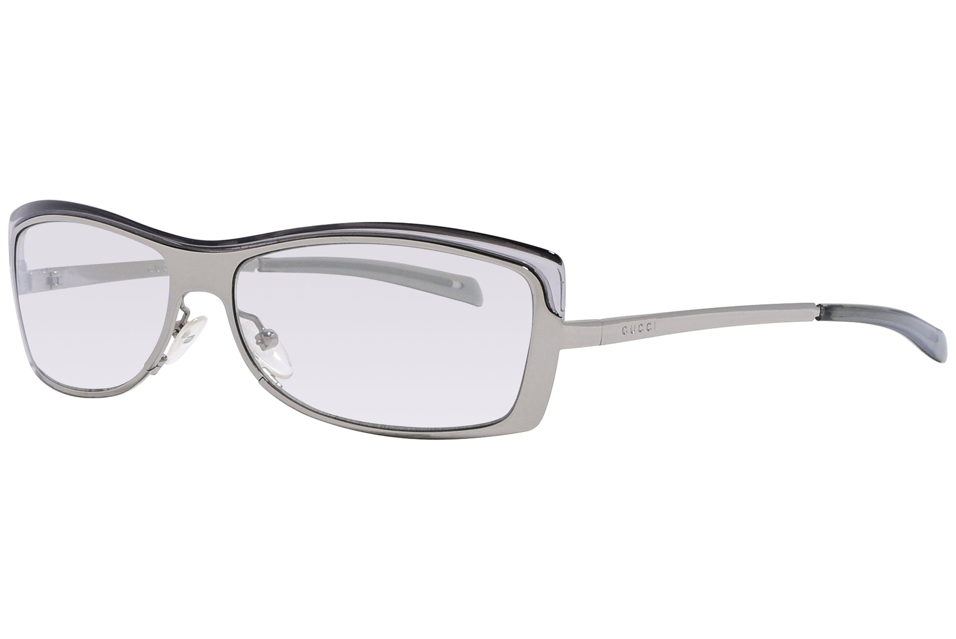 Gucci Rectangle Silver Sunglasses Model: GG2689/S-6P6 Side View