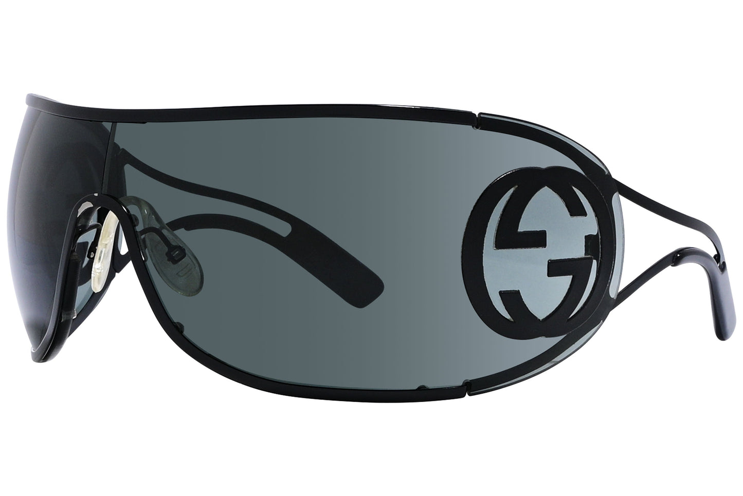 Gucci Wrap Around Black Sunglasses Model: GG2799/S-003VA Side View