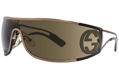 Gucci Wrap Around Brown Sunglasses Model: GG2800/S-HBC07 Side View