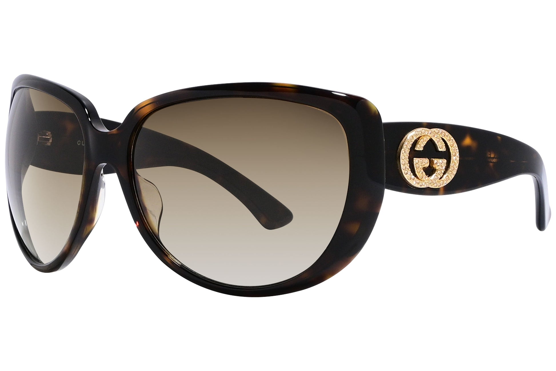 Gucci Oval Tortoise Sunglasses Model: GG2936/S-086IS Side View