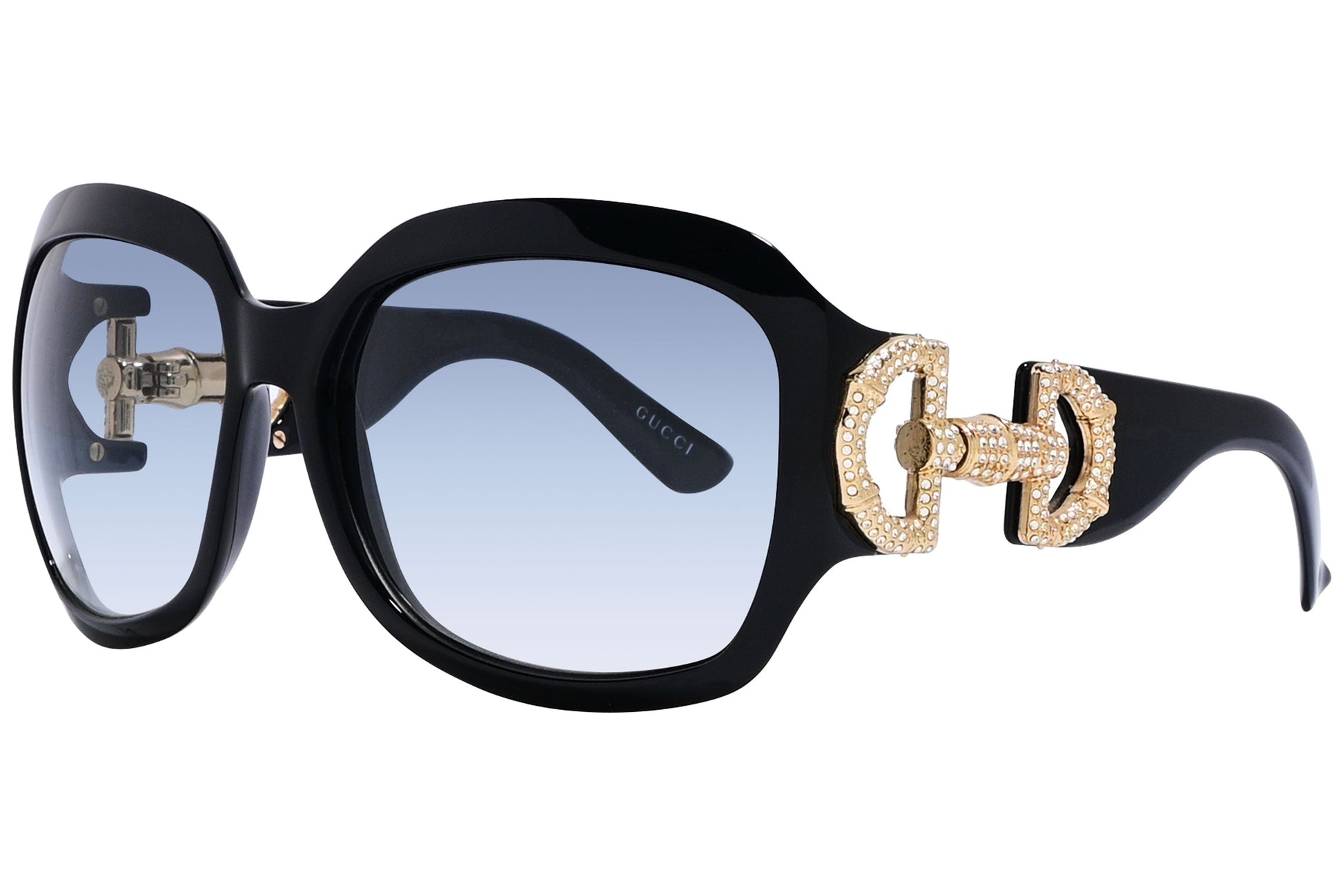 Gucci Aviator Black Sunglasses Model: GG3017/S-D28LF Side View