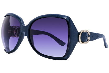 Gucci Geometric Blue Sunglasses Model: GG3512/S-XZGHA Side View