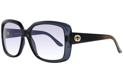 Gucci Square Blue with Black Sunglasses Model: GG3574/S-W7XWJ Side View