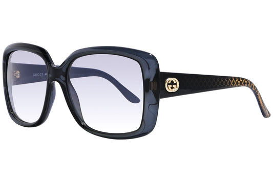 Gucci Square Blue with Black Sunglasses Model: GG3574/S-W7XWJ Side View