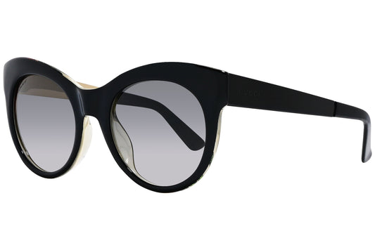 Gucci Oval Black Sunglasses Model: GG3740/S-2ENVK Side View