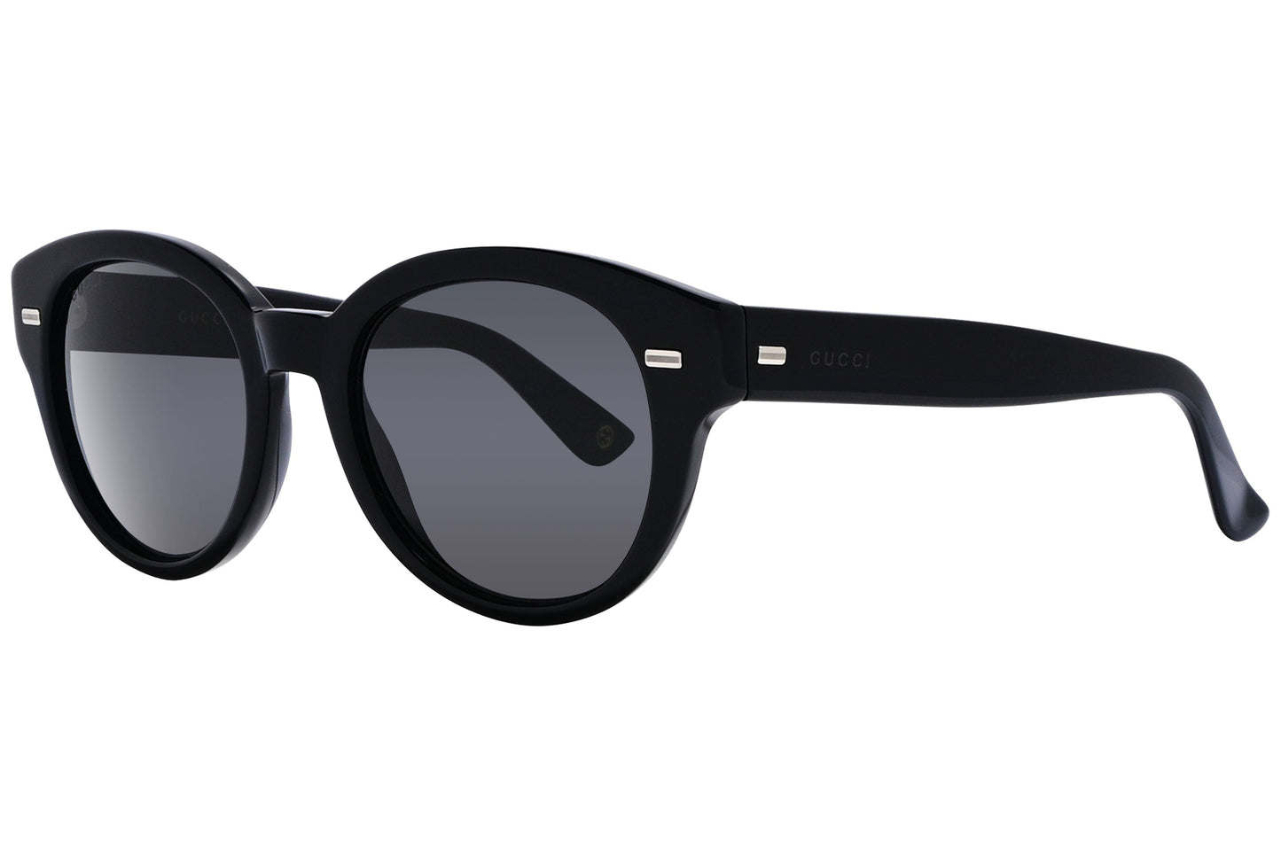 Gucci Oval Black Sunglasses Model: GG3745/S-807Y1 Side View