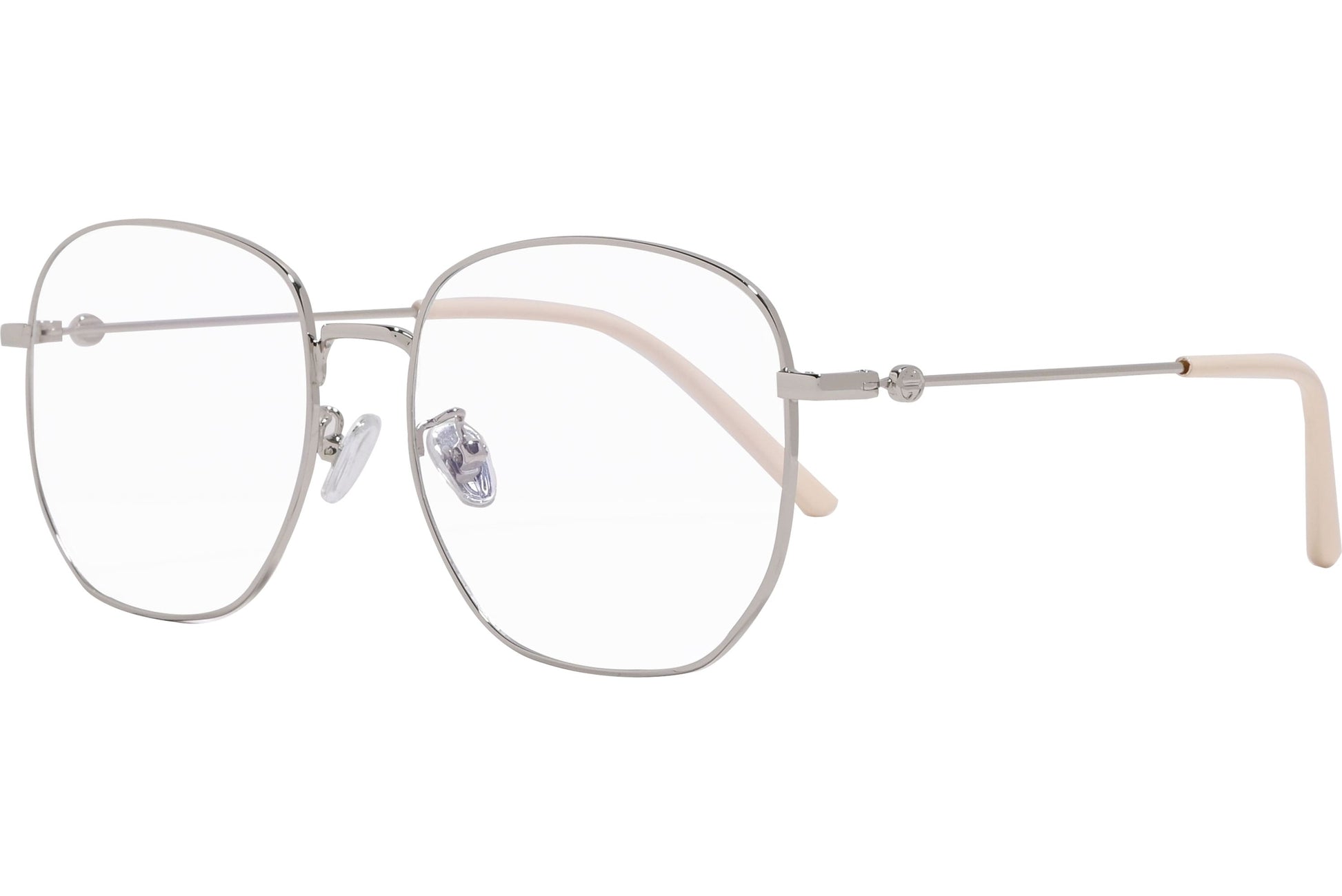 Gudao Bluecut Square Silver Eyeglasses Frame Model: 10020-SILVER