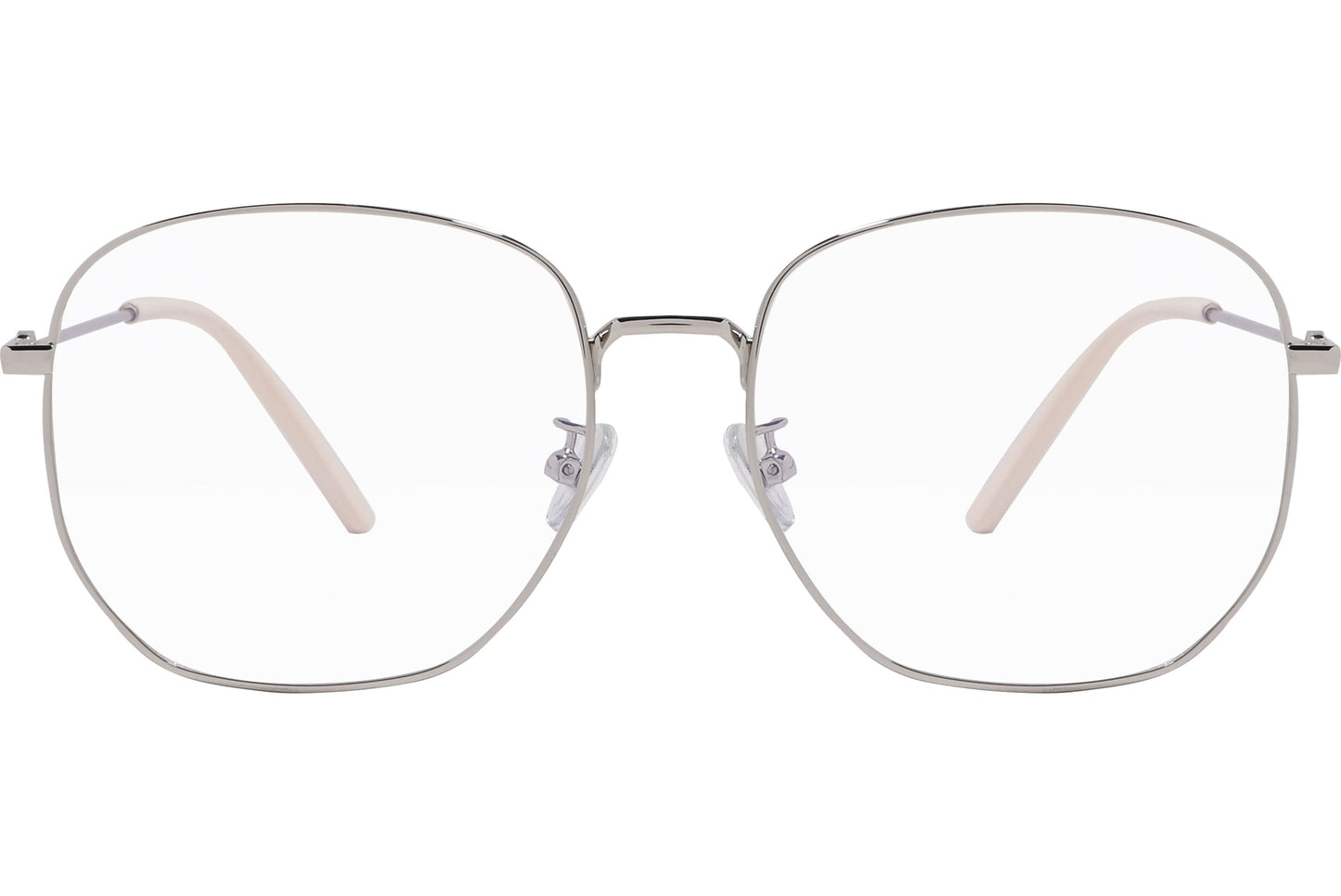 Gudao Bluecut Square Silver Eyeglasses Frame Model: 10020-SILVER