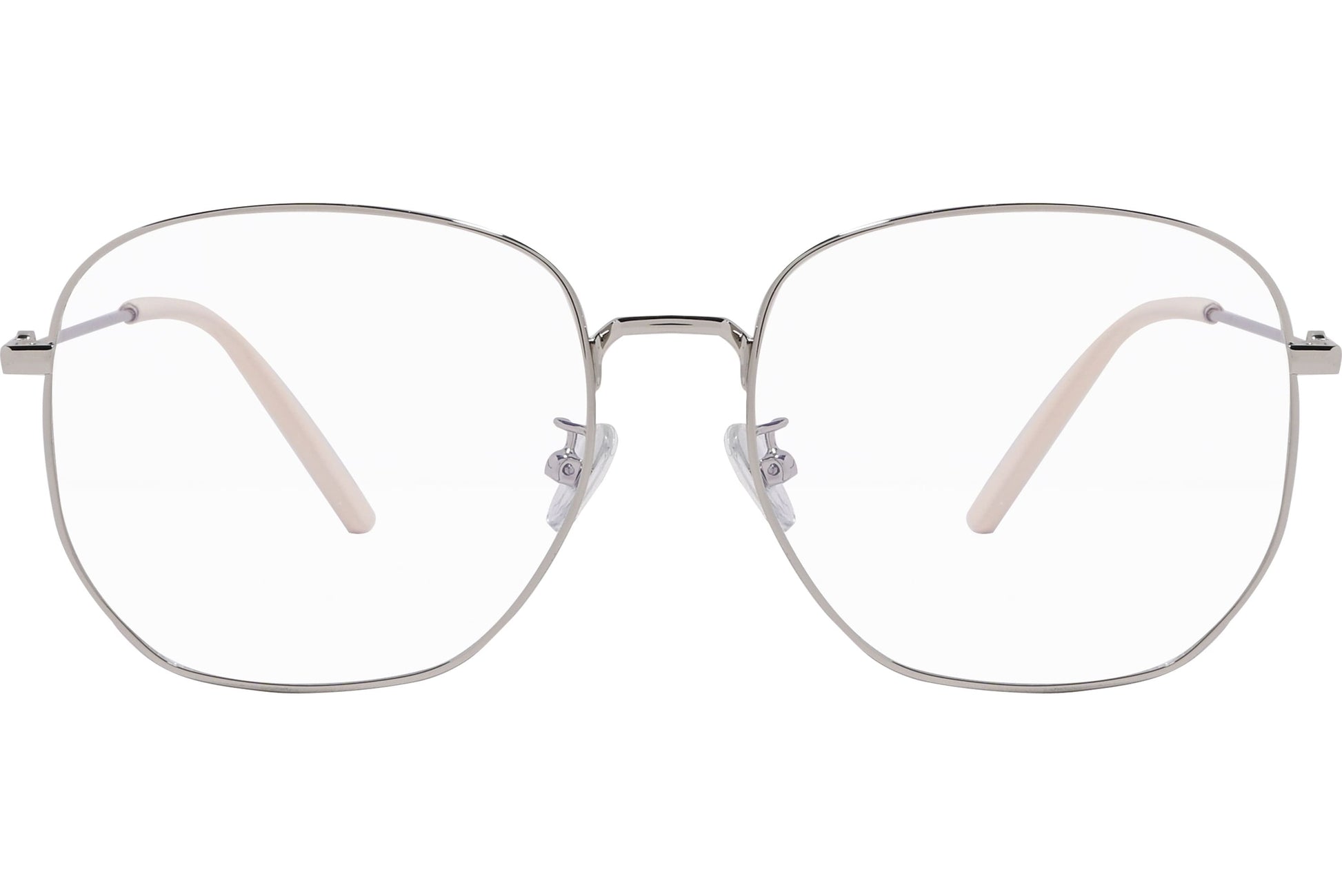 Gudao Bluecut Square Silver Eyeglasses Frame Model: 10020-SILVER