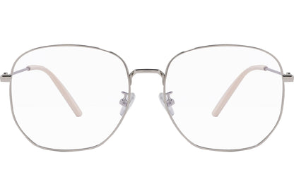 Gudao Bluecut Square Silver Eyeglasses Frame Model: 10020-SILVER