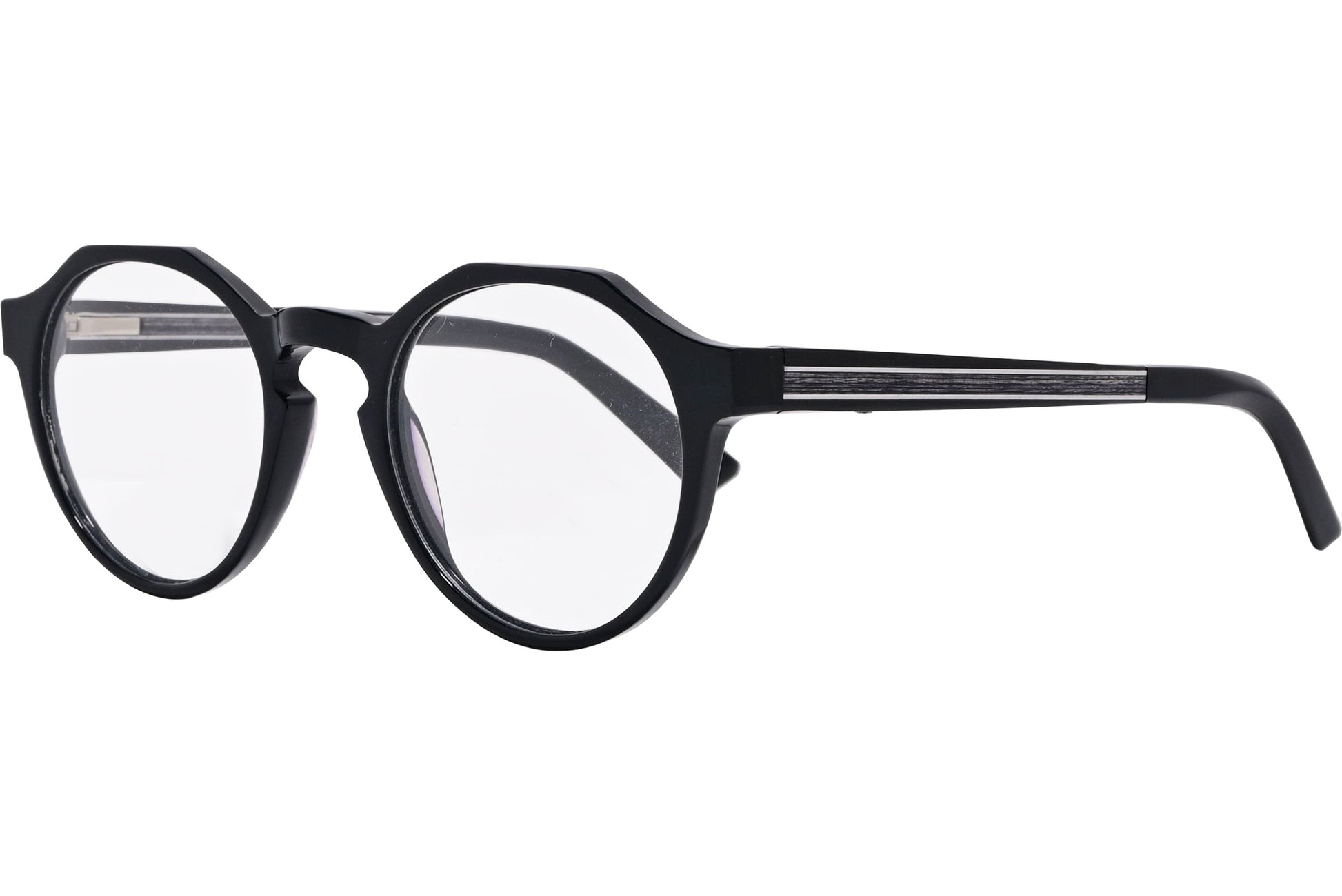 Gudao Round Black Eyeglasses Frame Model: GG1055-C1