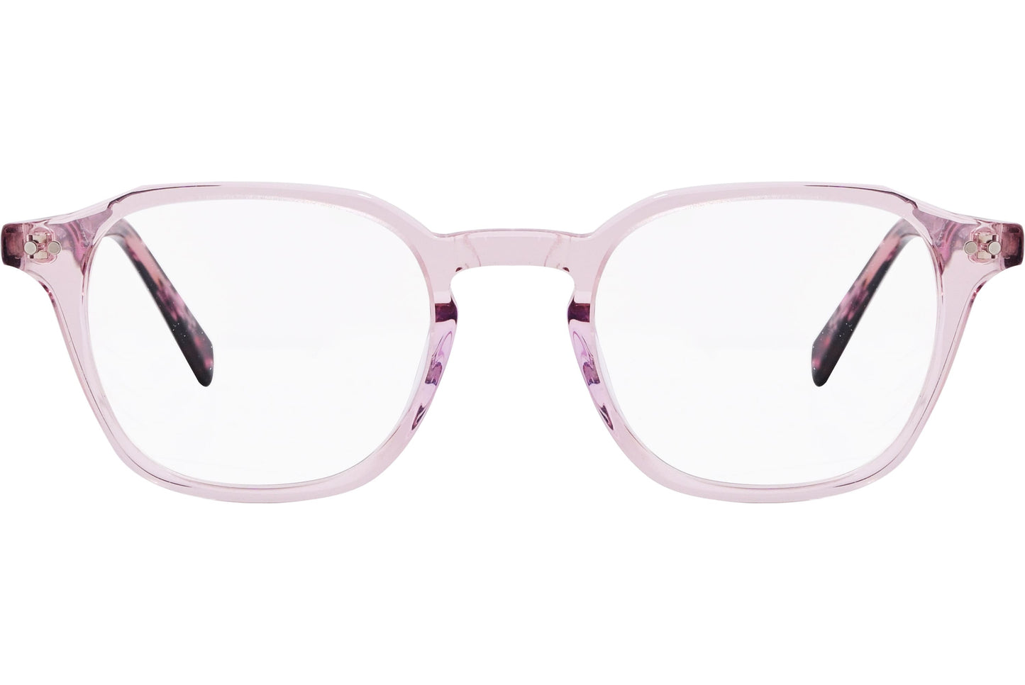 Gudao Square Pink Eyeglasses Frame Model: HOPKINS-C2