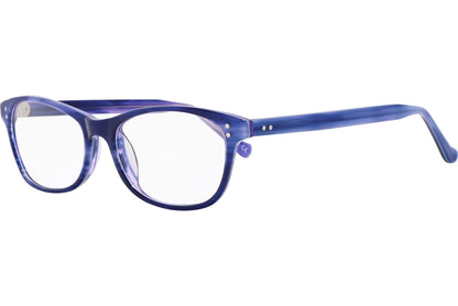 Gudao Rectangle Blue Eyeglasses Frame Model: MV50028-08